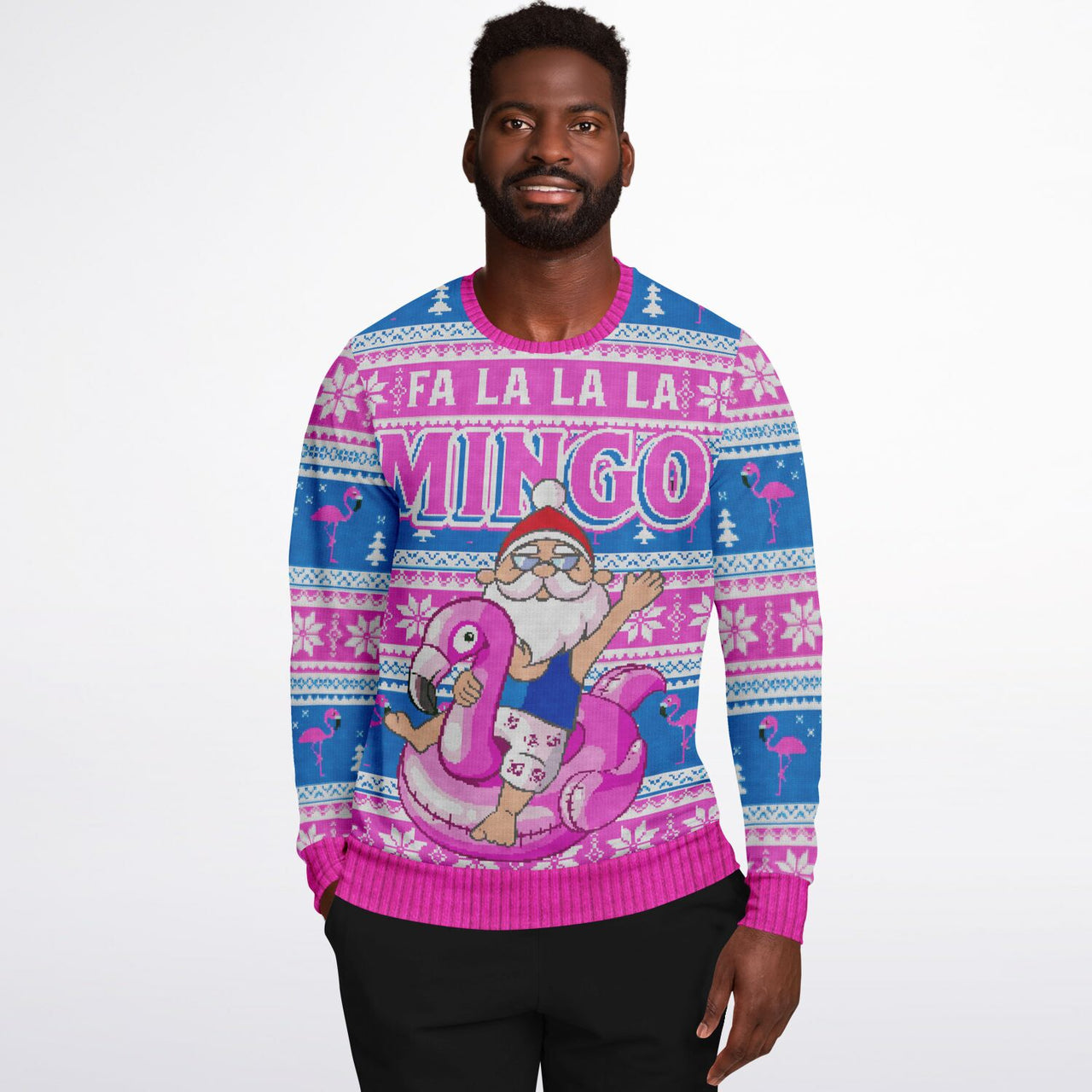 Fa La La La Mingo Ugly Christmas Fashion Sweatshirt - Adult AOP