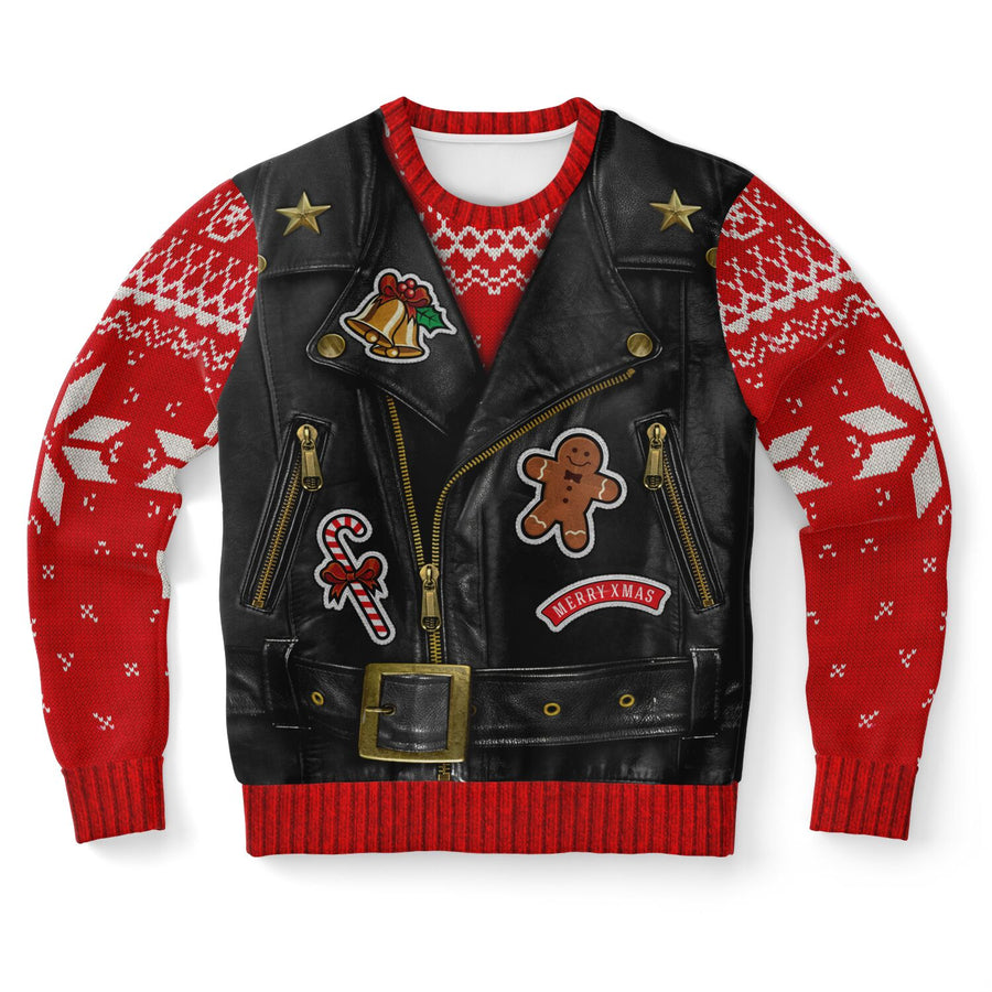 Oh What Fun It Is To Ride Ugly Christmas Fashion Sweatshirt - Adult-AOP