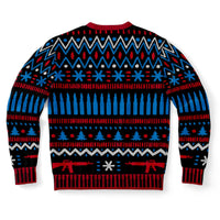 Thumbnail for Ammo Wonderland Ugly Christmas Athletic Sweatshirt - Adult AOP
