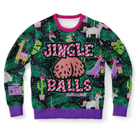 Thumbnail for Jingle Balls Ugly Christmas Fashion Sweatshirt - Adult AOP