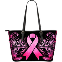 Thumbnail for Breast Cancer Awareness Leather Tote Bag - JaZazzy 
