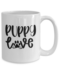 Thumbnail for Funny Dog Mug-Puppy Love-Fun Puppy Coffee Cup