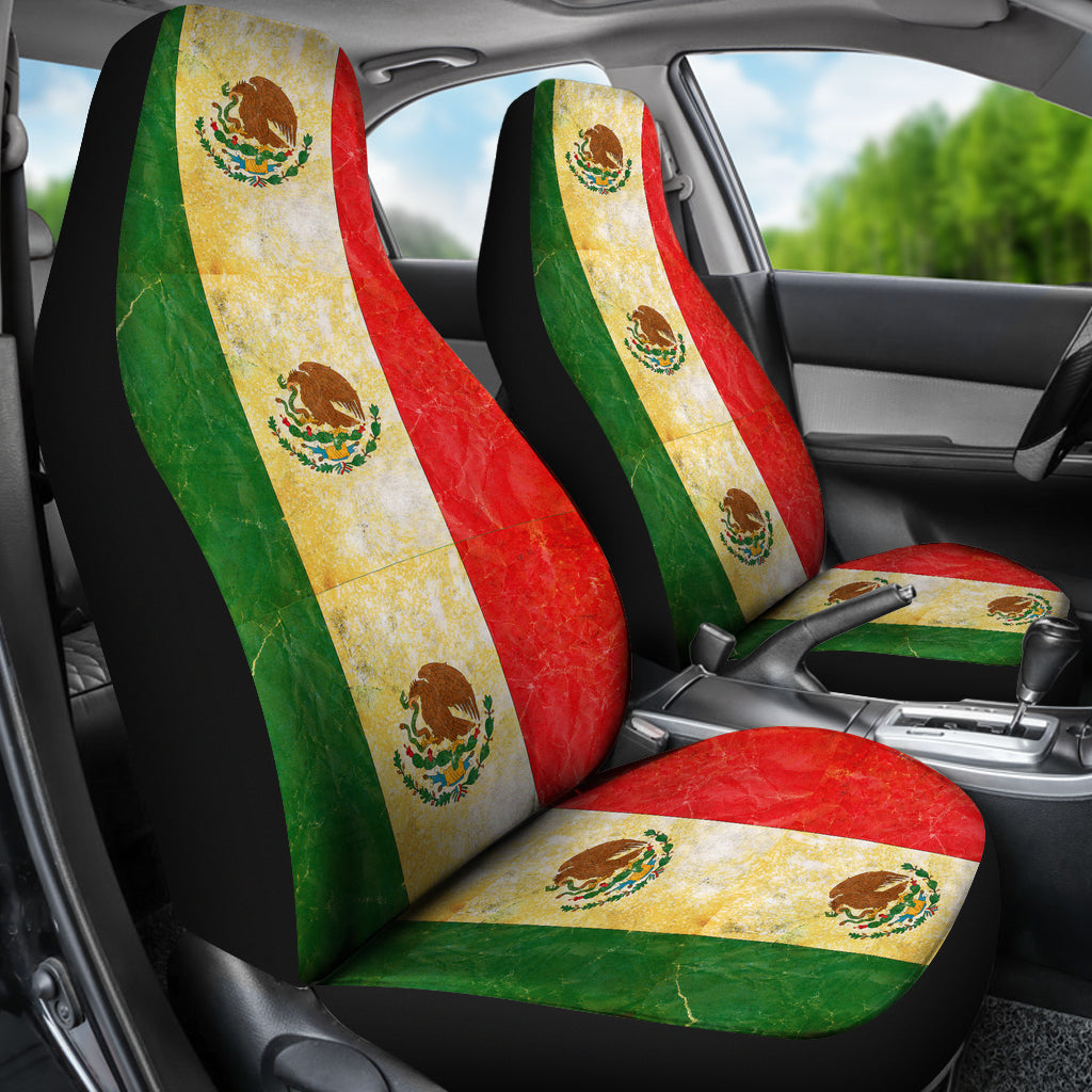 JZP-Flag Mexico Seat Cover 01A - JaZazzy 