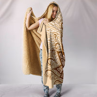 Thumbnail for Ornamental Lotus Hooded Blanket - JaZazzy 