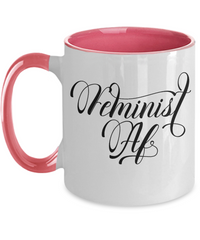 Thumbnail for Feminist AF-Two Color Mug