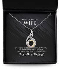 Thumbnail for To My Gorgeous Wife Necklace