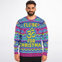 Thumbnail for Om for Christmas Ugly Christmas Fashion Sweatshirt - Adult AOP