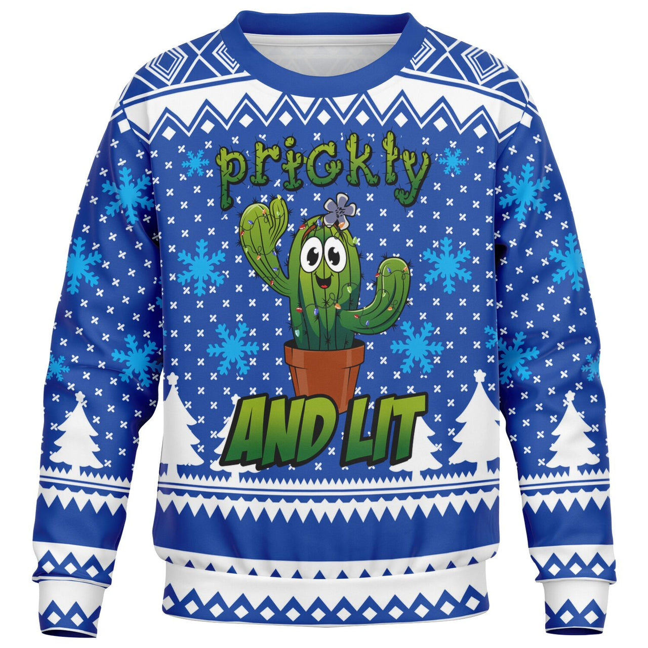 Prickly and Lit-Ugly Fashion Kids/Youth Sweatshirt – AOP