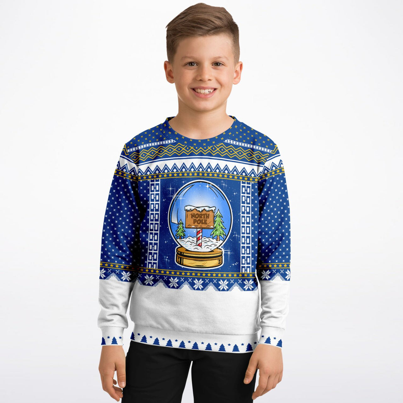 Ugly Snow Globe Kids/Youth Sweatshirt – AOP