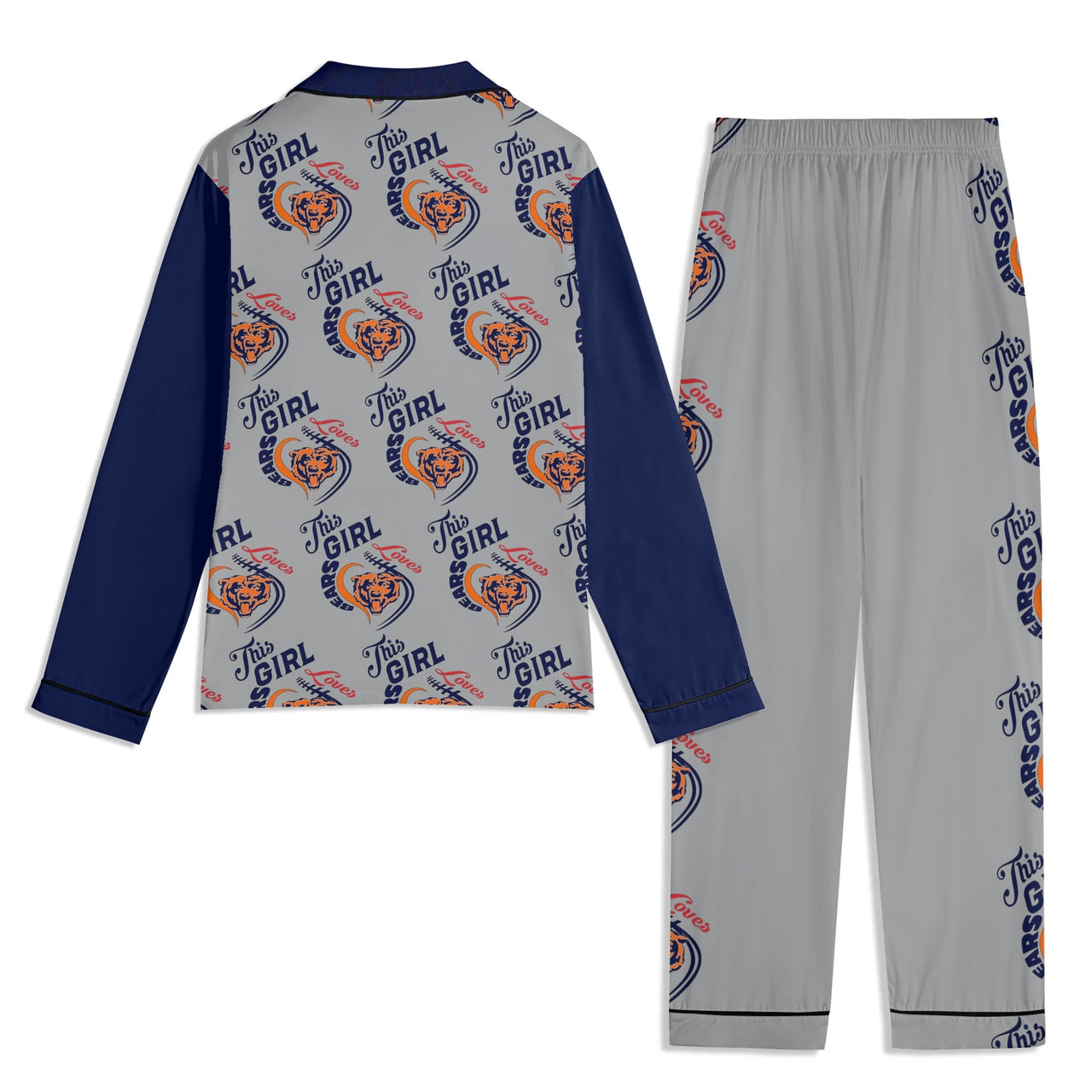 Bears Unisex Long Sleeve Pajama Set