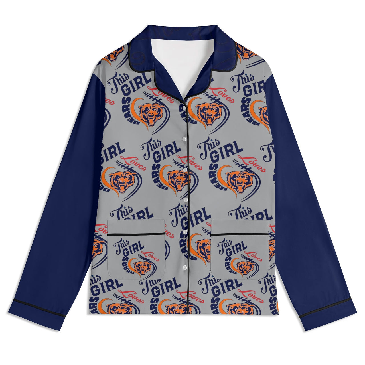 Bears Unisex Long Sleeve Pajama Set