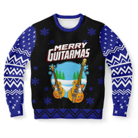 Thumbnail for Merry Guitarmas Fashion Ugly Christmas Sweatshirt - AOP