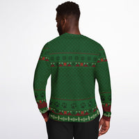 Thumbnail for Feliz Navidog - Ugly Christmas Shiba Inu Athletic Sweatshirt - AOP