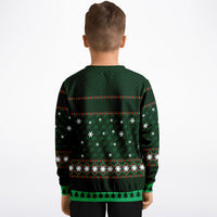 Thumbnail for Sledgehog Ugly Sweater Fashion Kids/Youth Sweatshirt – AOP