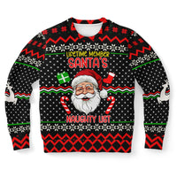 Thumbnail for Lifetime Member of Santa's Naughty List, shirt front