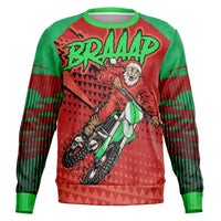 Thumbnail for BRAAAP Ugly Christmas Fashion Sweatshirt - Adult AOP
