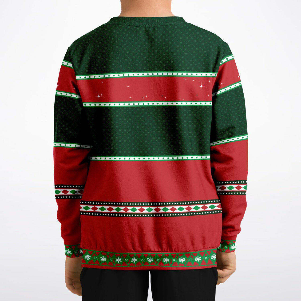 Naughty List Ugly Christmas Fashion Kids/Youth Sweatshirt – AOP