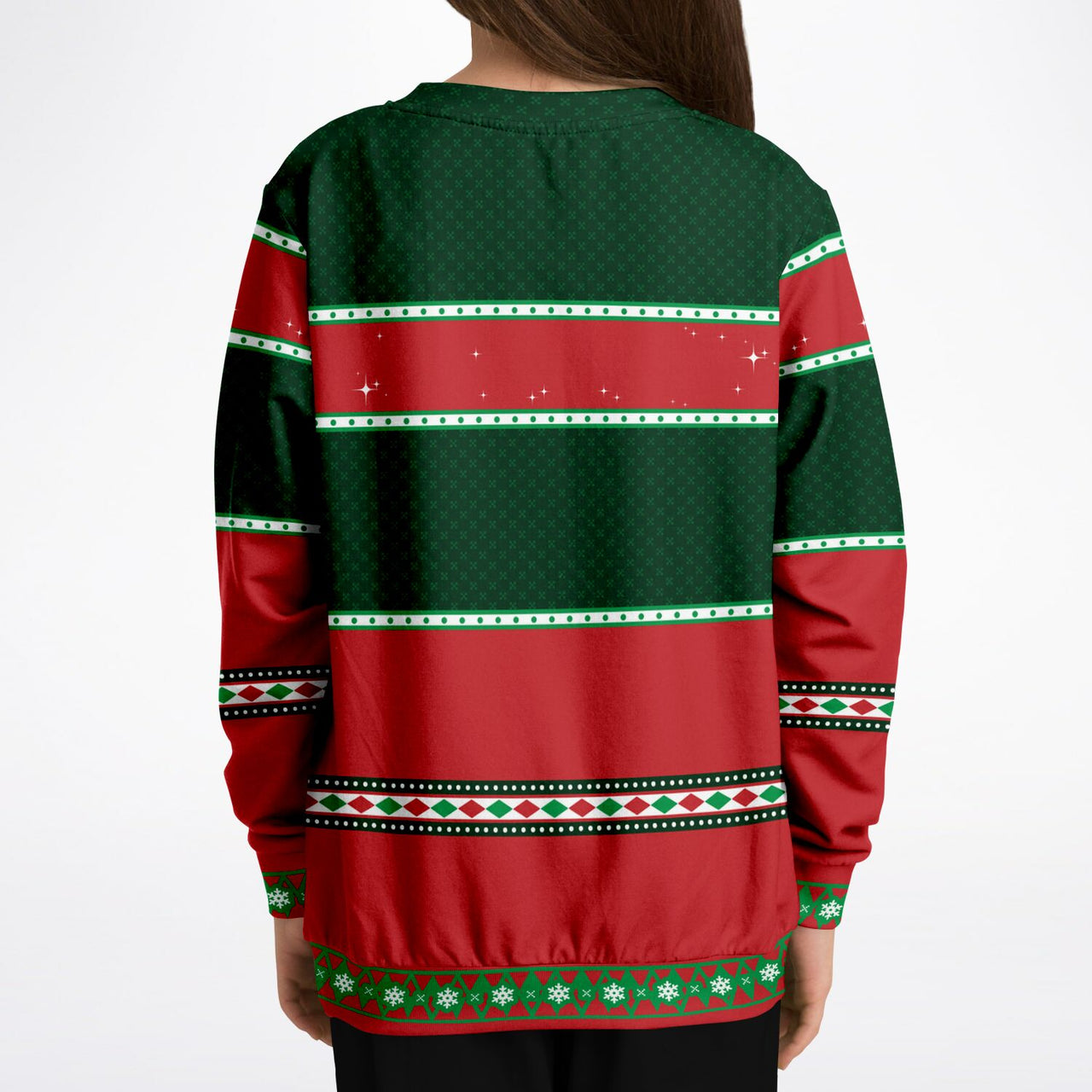 Naughty List Ugly Christmas Fashion Kids/Youth Sweatshirt – AOP