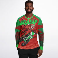 Thumbnail for BRAAAP Ugly Christmas Fashion Sweatshirt - Adult AOP