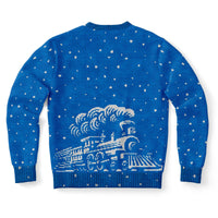 Thumbnail for Bipolar Express Ugly Christmas Athletic Sweatshirt - Adult AOP