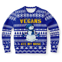 Thumbnail for Vegans ate my Nose_ Ugly Christmas Sweatshirt - AOP