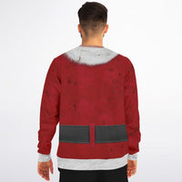 Thumbnail for Bad Santa Ugly Christmas-Caucasian Fashion Sweatshirt - Adult AOP