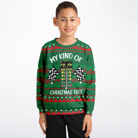 Thumbnail for My kind of Ugly Christmas Tree Fashion Youth Sweatshirt – AOP