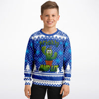 Thumbnail for Prickly and Lit-Ugly Fashion Kids/Youth Sweatshirt – AOP