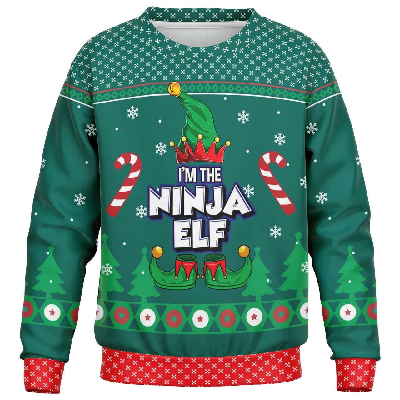 Ugly Ninja Elf Fashion Kids/Youth Sweatshirt – AOP