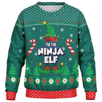 Thumbnail for Ugly Ninja Elf Fashion Kids/Youth Sweatshirt – AOP