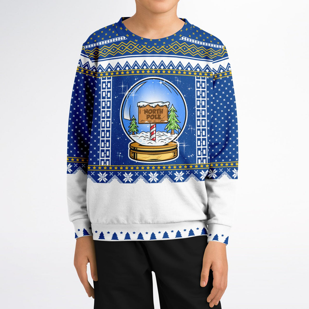 Ugly Snow Globe Kids/Youth Sweatshirt – AOP
