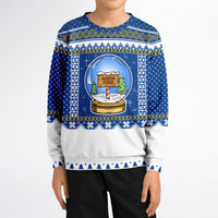 Thumbnail for Ugly Snow Globe Kids/Youth Sweatshirt – AOP