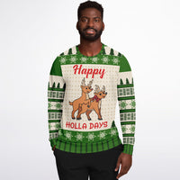 Thumbnail for Happy Holla Days Ugly Christmas Sweatshirt- AOP