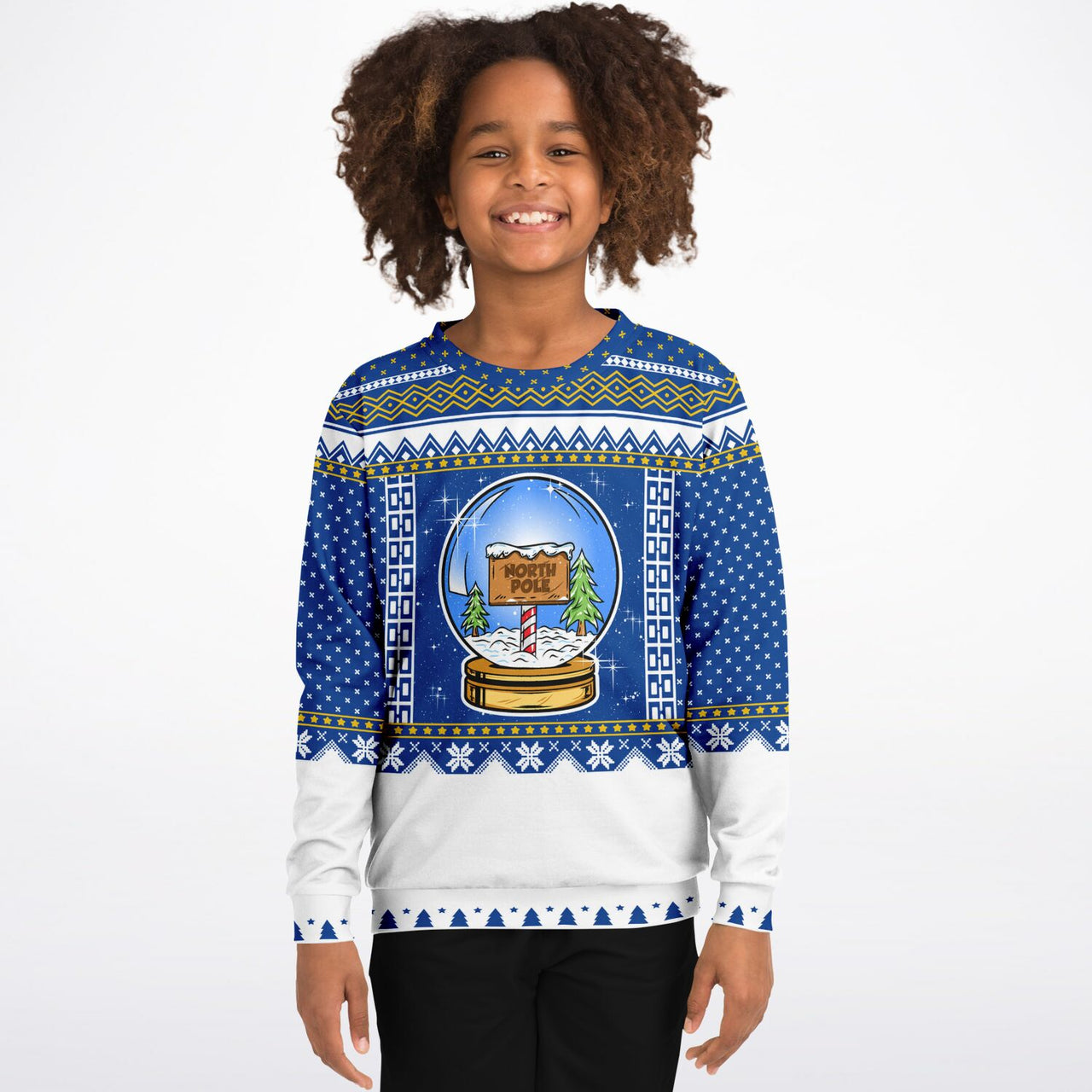 Ugly Snow Globe Kids/Youth Sweatshirt – AOP