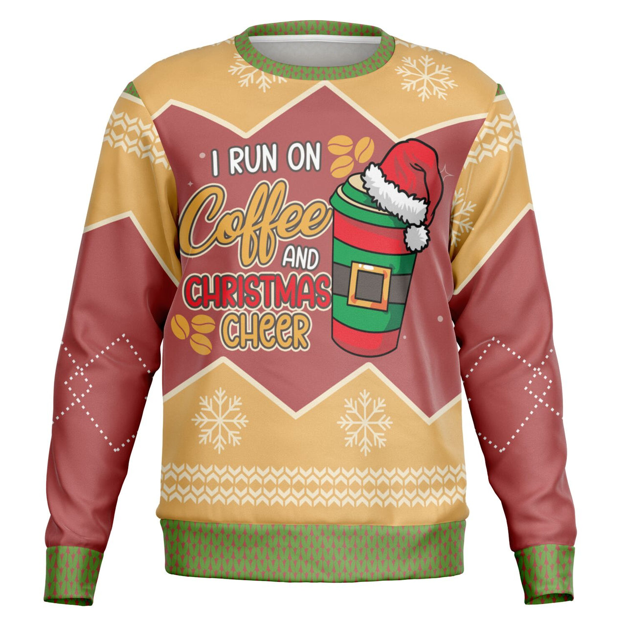 I Run on Coffee and Christmas Cheer Sweatshirt