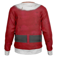 Thumbnail for Bad Santa Ugly Christmas-Caucasian Fashion Sweatshirt - Adult AOP
