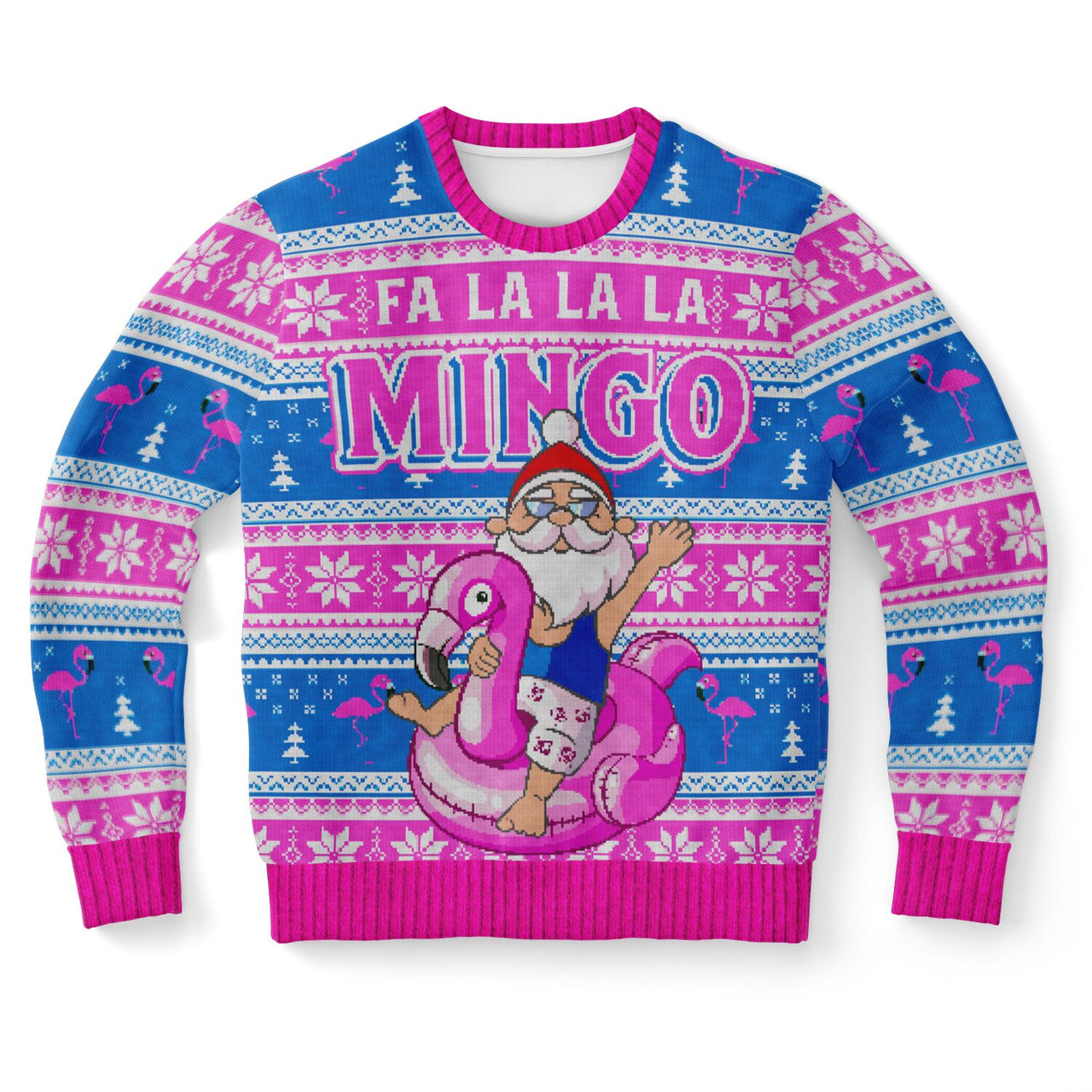 Fa La La La Mingo Ugly Christmas Fashion Sweatshirt - Adult AOP