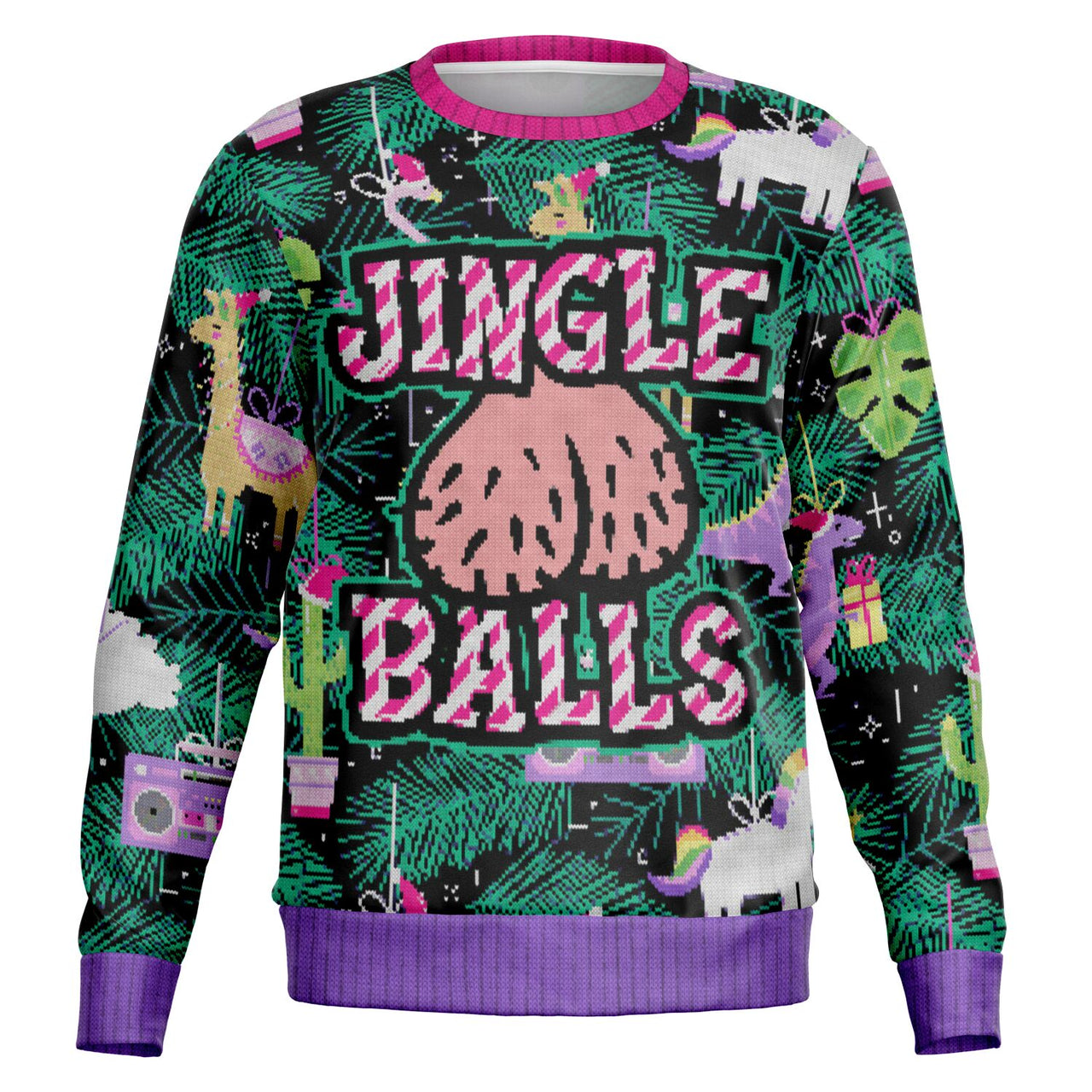 Jingle Balls Ugly Christmas Fashion Sweatshirt