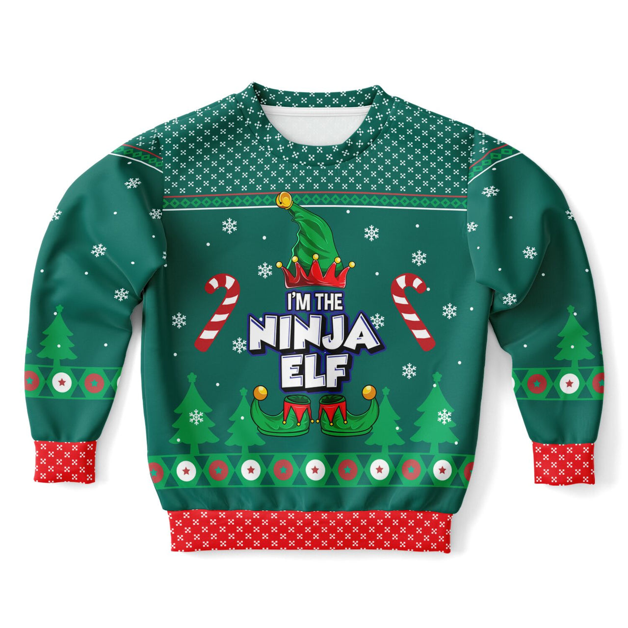 Ugly Ninja Elf Fashion Kids/Youth Sweatshirt