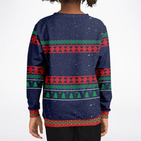 Thumbnail for What the Elf_Athletic Kids/Youth Sweatshirt – AOP