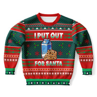 Thumbnail for I put out for Santa Ugly Christmas Fashion Youth Sweatshirt – AOP