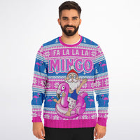 Thumbnail for Fa La La La Mingo Ugly Christmas Fashion Sweatshirt - Adult AOP