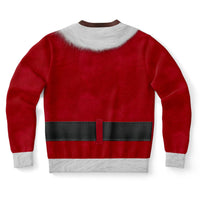 Thumbnail for Fit Santa Ugly Christmas- African American Fashion Sweatshirt - Adult AOP