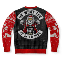 Thumbnail for Oh What Fun It Is To Ride Ugly Christmas Fashion Sweatshirt - Adult-AOP
