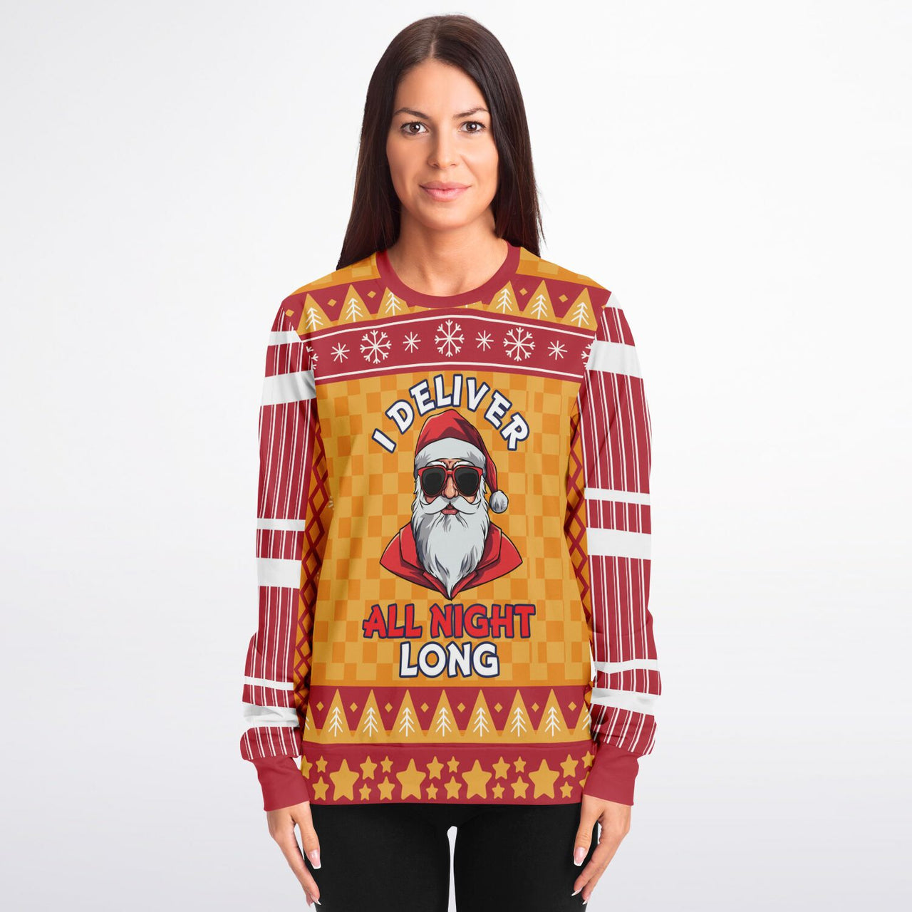 I Deliver All Night Long Holiday Sweatshirt