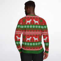 Thumbnail for Beagle Bells Ugly Christmas Athletic Sweatshirt - Adult AOP