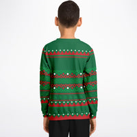 Thumbnail for My kind of Ugly Christmas Tree Fashion Youth Sweatshirt – AOP