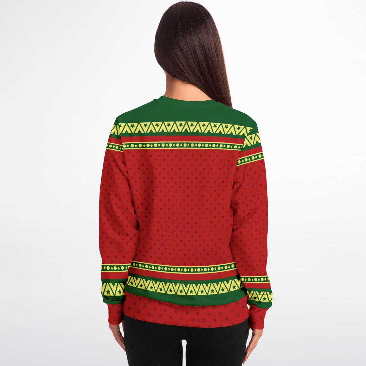 Beer Deer Ugly Christmas Fashion Sweatshirt - AOP