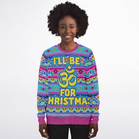 Thumbnail for Om for Christmas Ugly Christmas Fashion Sweatshirt - Adult AOP