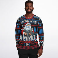 Thumbnail for Ammo Wonderland Ugly Christmas Athletic Sweatshirt - Adult AOP